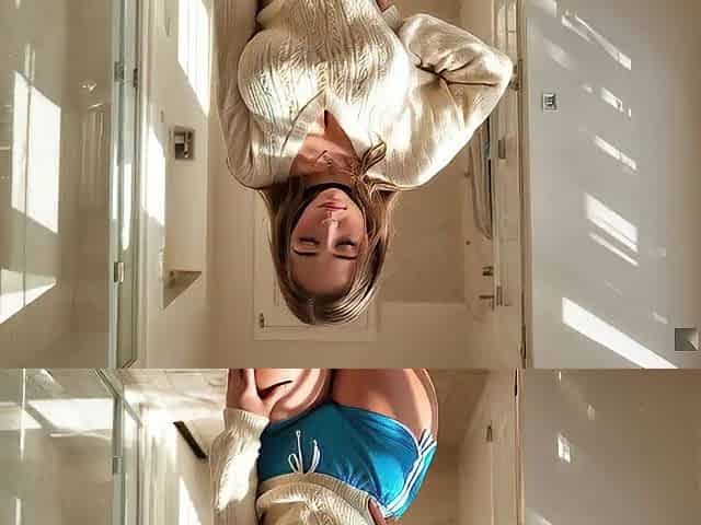 My stepfather caught me masturbating in the baths! This day, I won't be able to get back on my feet... [AI Audio]