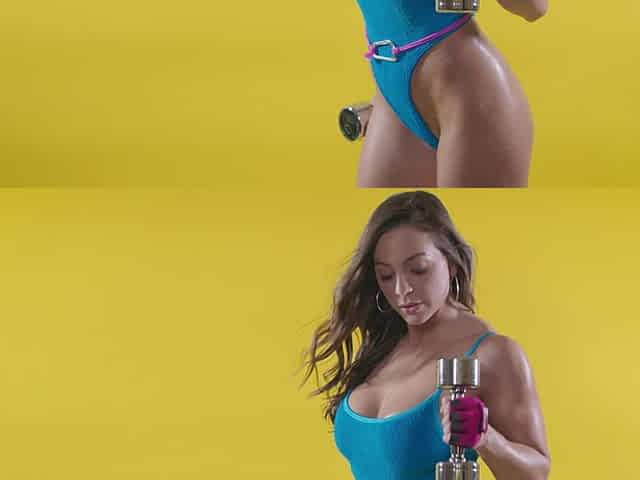 Abigail Mac and Jean Val Jean enjoy sport together