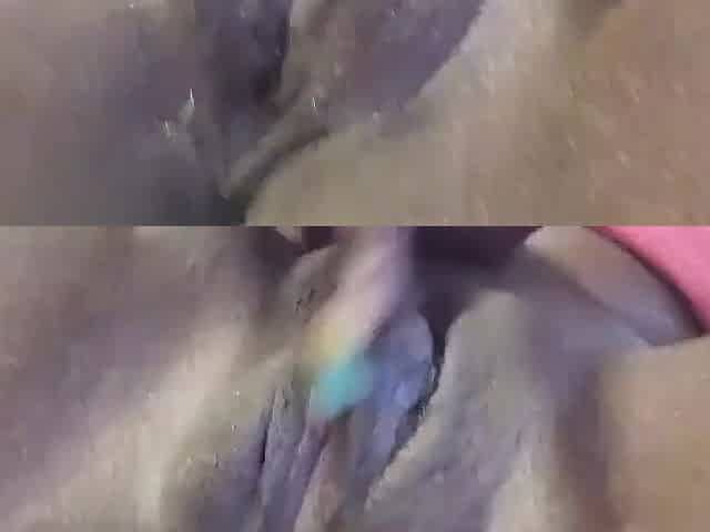 Hot solo woman making ebony creamy gorgeous twat cum and rides dildo dildo (homemade)