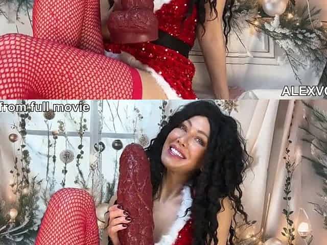 HKJ Hot Santa sextoy anal
