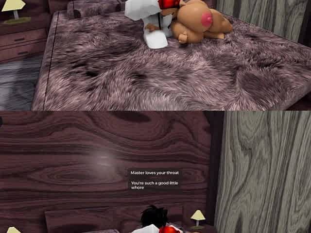 Sex on roblox with a cute beauty hard