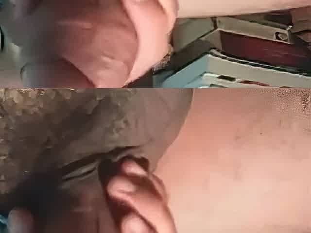Latino With Thick Fat Uncut Cock Cums Thick Load