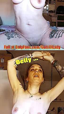 Abdomen, natural titties, armpits and tongue dancing jointly