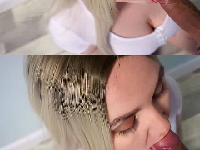 Hot Chubby Busty Blonde Stepsister Fucked Hard