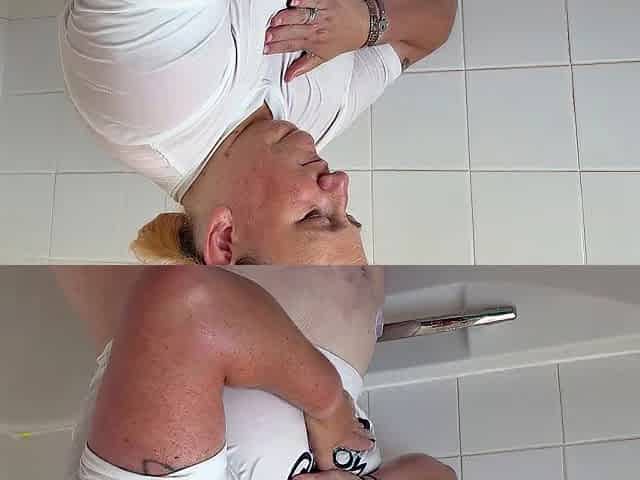 Valuable angels get on their knees, doxies get overspread in cum