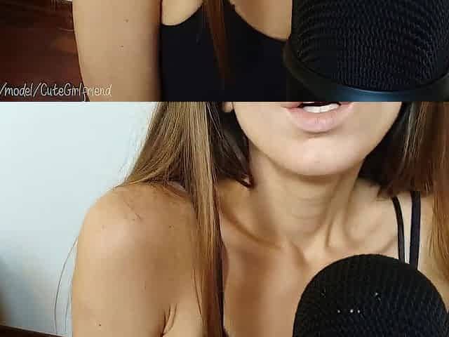 Banana fellatio ASMR food fetish