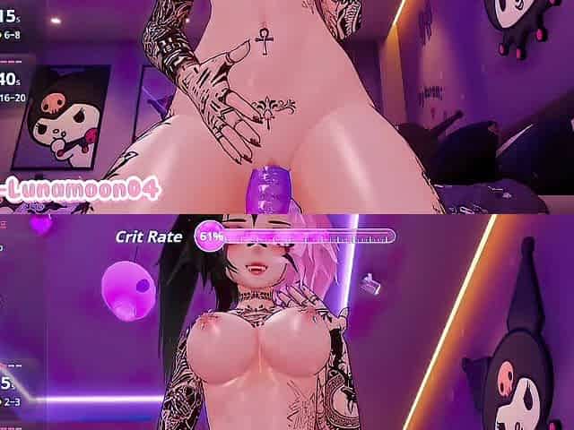 Vibrator riding and whimpering from final nights stream