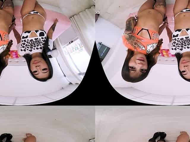 Sweet But Hot Colombian Girls Sucking And Fucking