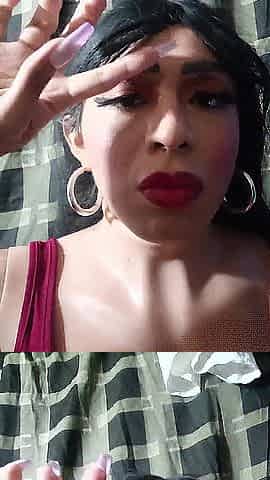 Mexican transvestite coming without the closet
