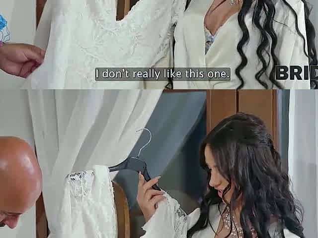 BRIDE4K. Bride cheated on her groom with a masculine wedding salon. Sexy sex with Kama Oxi