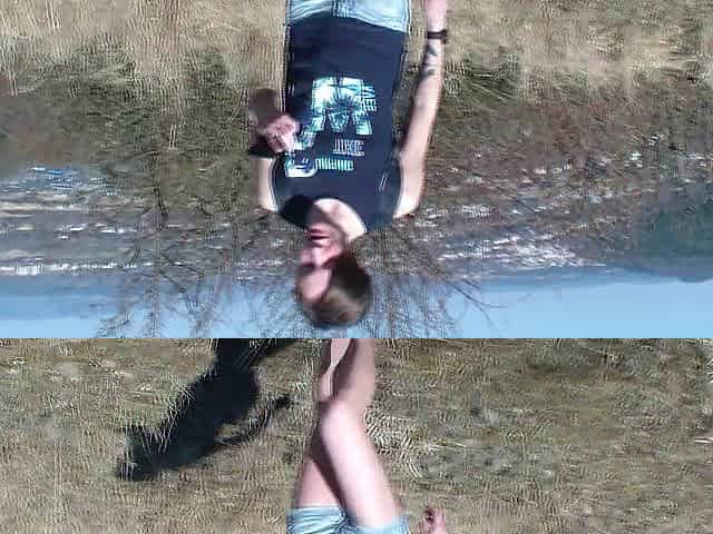 Public screwing in the mountains of Bavaria with a strange guy