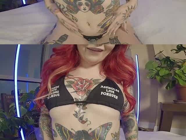 Big Booty Redhead With Tattoos Takes Huge Dick BaddiesonlyPOV X Loveless