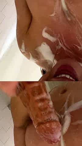 Brunette with big boobs and ass toys her wet cunt