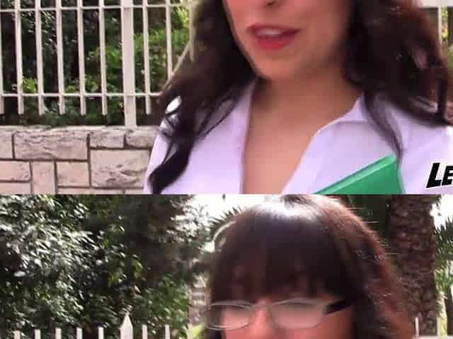 Large butt Spanish gal banged on TV set