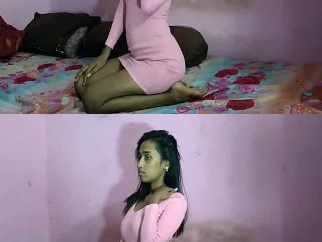 18 Yrs Hot Village Cute Girl Roomdate Sex With Collage Friend!!