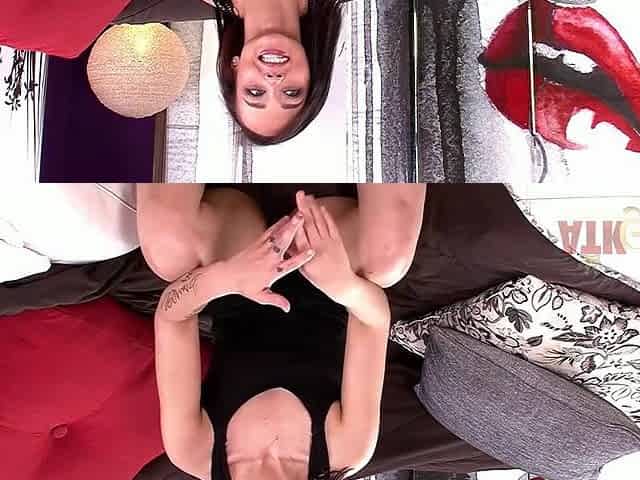 Emily Money gets out her toy and begins gratifying her beefy cunt