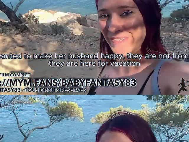 ???????? Babyfantasy83 - This babe brings her spouse to me by surprise so that I can empty her balls.