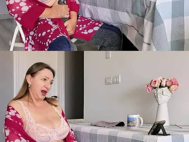 You Caught Your Mature Stepmom Watching Porn, but That's Not the Only Surprise. Futa.