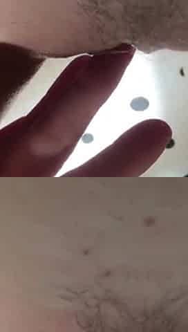 Woman gets all moist after cumming close up #cunt juice