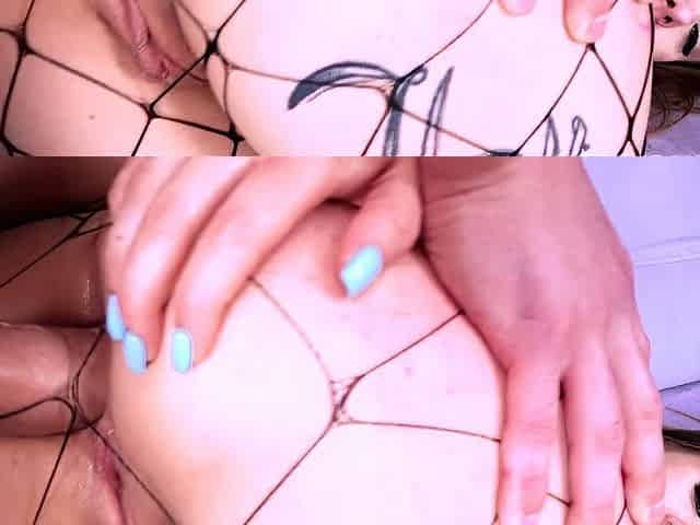 Two big titted babes getting fucked in group sex