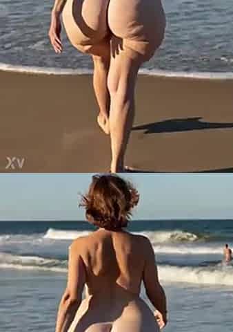 Wide thick haunches aged sweethearts with heavy butts - two [AI]