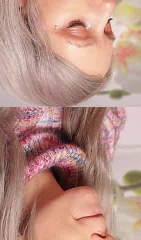 A Nymph in a Sweater Expands Her Holes by Inserting a Vibrator - Blowjob and Female Orgasm!