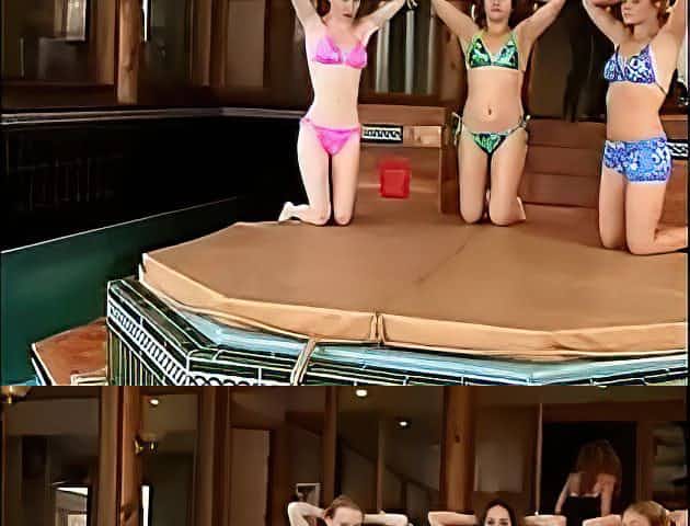 American Brutal Spanking... at the Pool ?