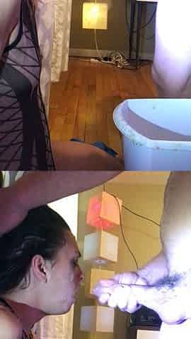 Brunette hookup amateur blowjob and dirtytalk sexdate