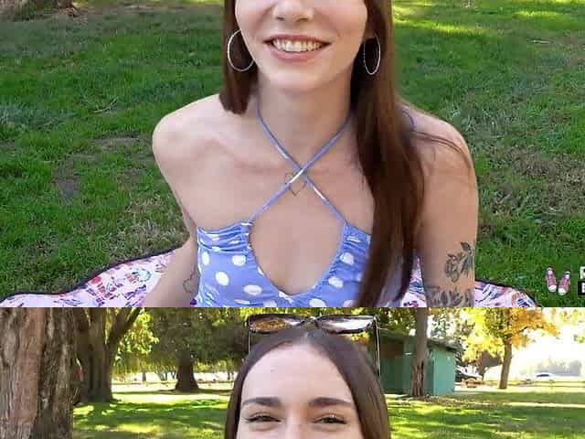 Tess Thompson's LA Park Pickup: Car Screwing and Unfathomable Mouth Facial
