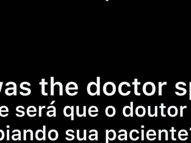 obscene doctor didn't know it was recorded!