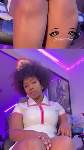 At home Nurse craves to cum on that jock