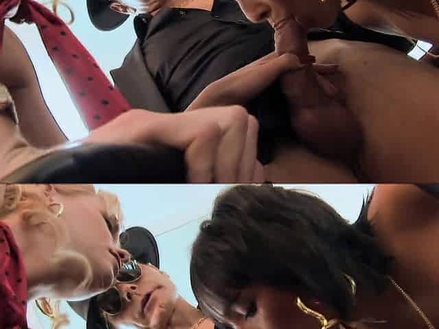 Cum sharing Hairless snatch Oral