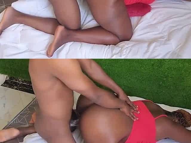 Thick Baddie Next Door Got Her Large Ass and Creamy Cunt Blasted