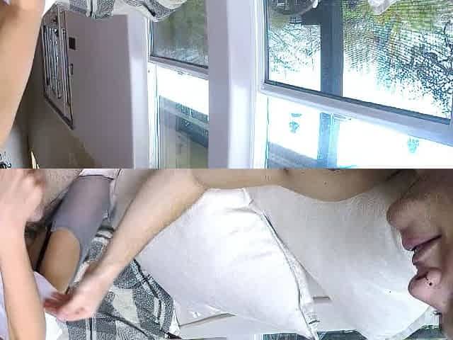 Blonde teen handjob v 1