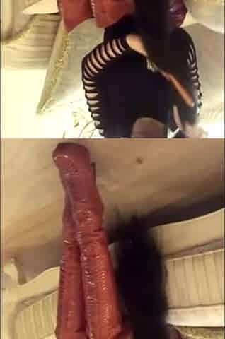 My sexy long hair play
