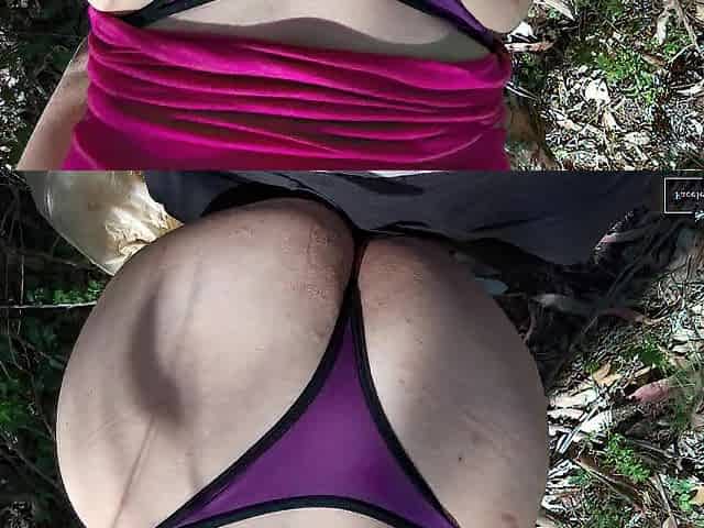 Stop walking and bang me, outdoor public sex! They nearly got us!