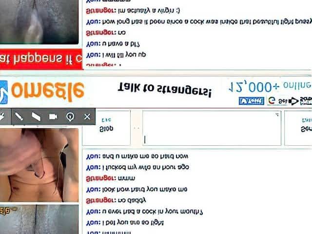 Ebony Virgin Teen on Omegle Fingers Pussy, Stranger with Big Cock Watches