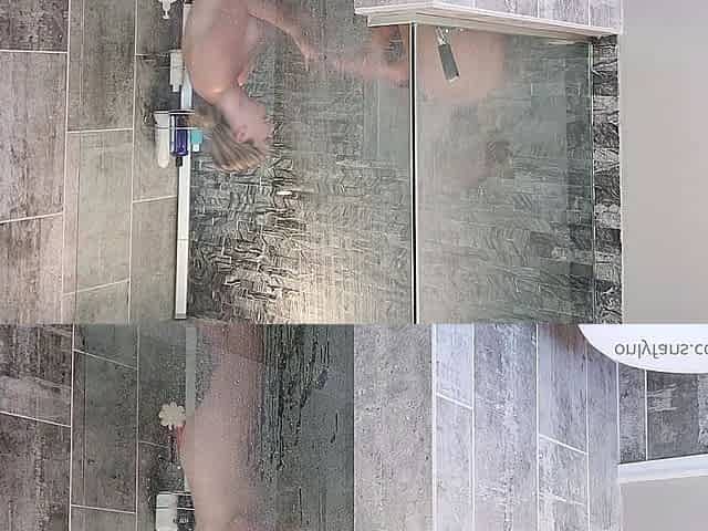 In the shower hidden cam