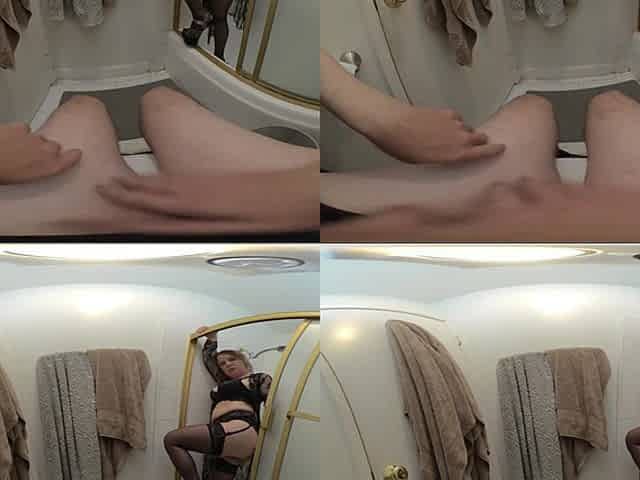 Stepmom Gives Stepson A Blowjob In The Bathroom