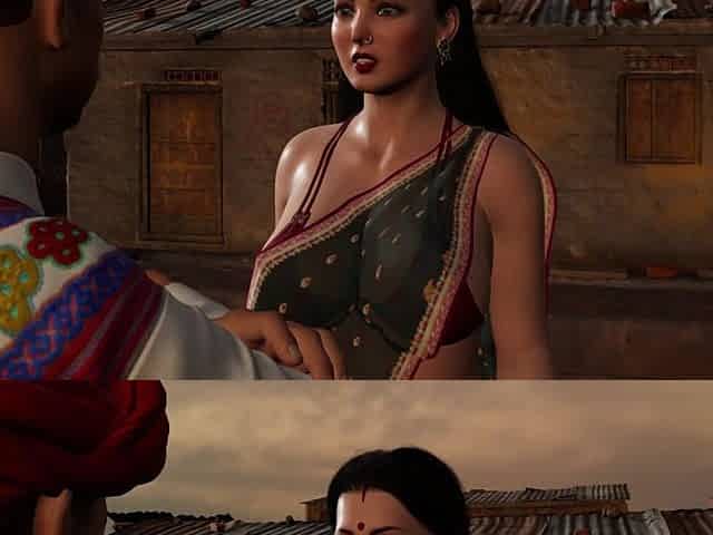 Village headman bangs Savita Bhabhi's constricted cunt in a public field - Savita Bhabhi's Business Deal