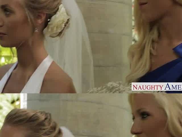 Hawt blond bride Nicole Aniston screwing
