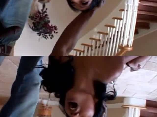 Black Wench Keeps Creaming From Anal