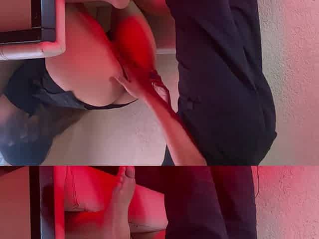Obedient Step-sister Lets Him Masturbate and Fuck Her Pussy