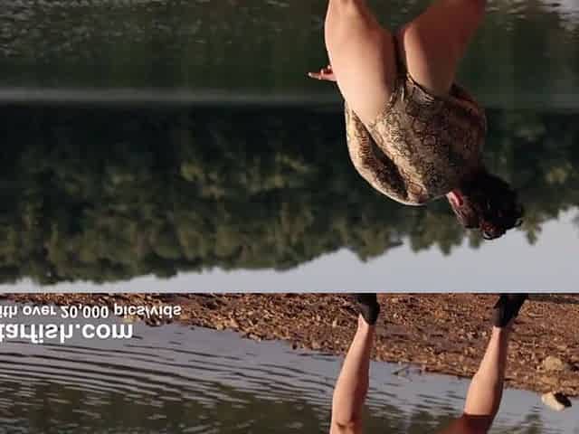 4K - Strap Bodysuit at the Beach