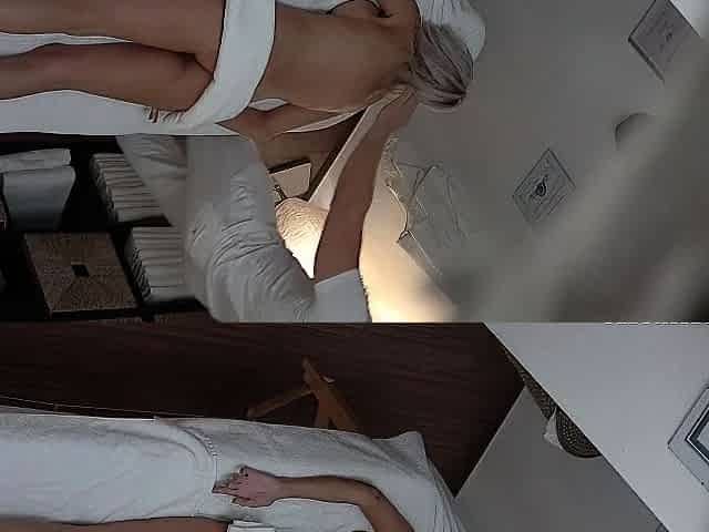 Beautiful MILF gets a happy ending massage