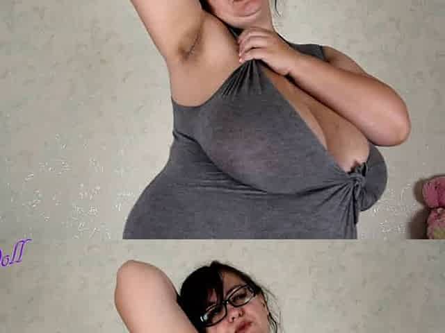 NinaDoll Hairy armpits and pussy