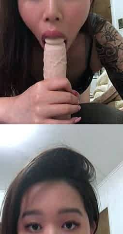 Webcam Asian camgirl testing brand new toy