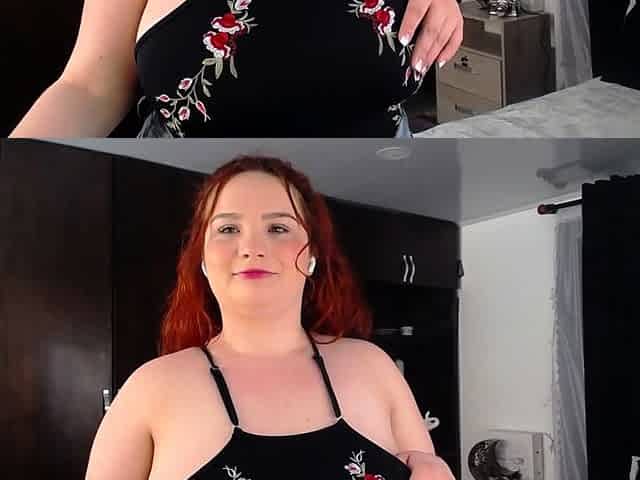 Great Big Boobs On Masturbating Redhead