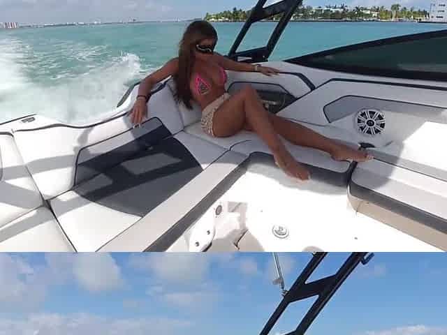 Bikini Tease on a boat
