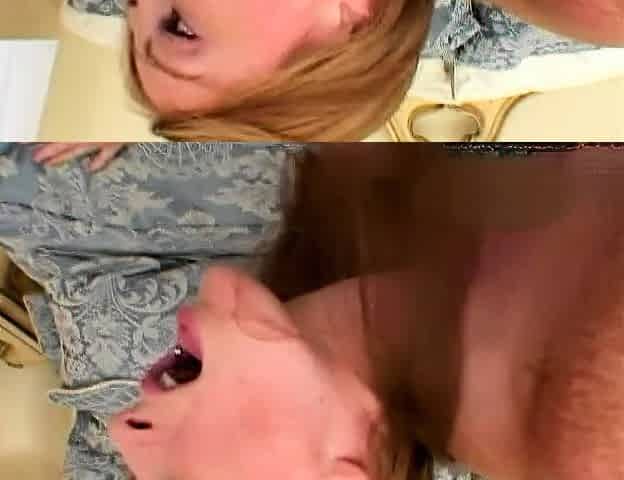 Redhead and blonde in hardcore double penetration movie